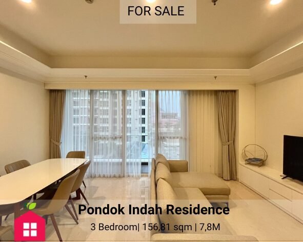 Fast Sale Apartment Pondok Indah Residence 3BR