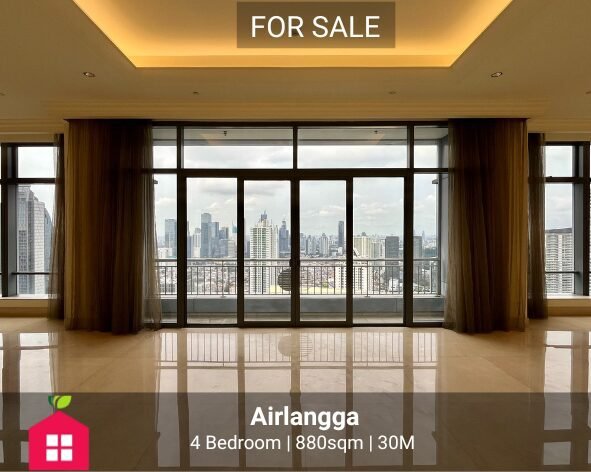 FOR SALE Apartment Airlangga 4Bedroom