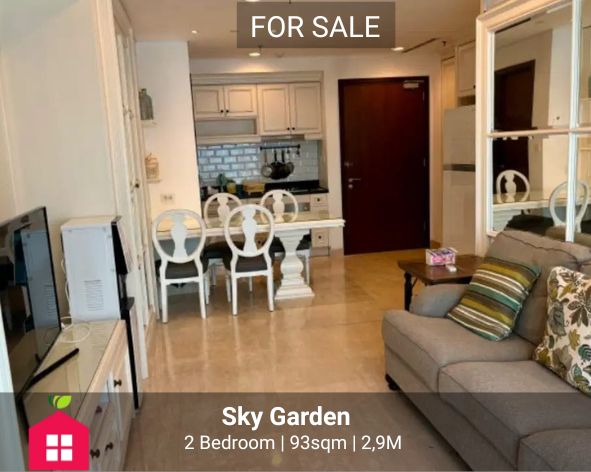 For Sale Apartement Sky Garden 2BR